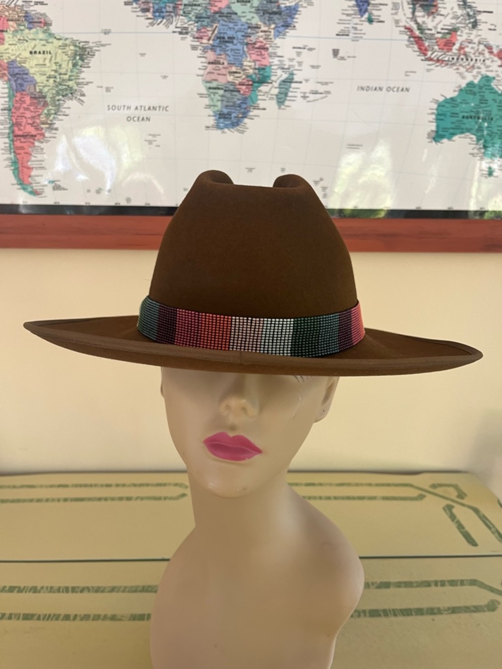 Western Festival Hat Beaded Band